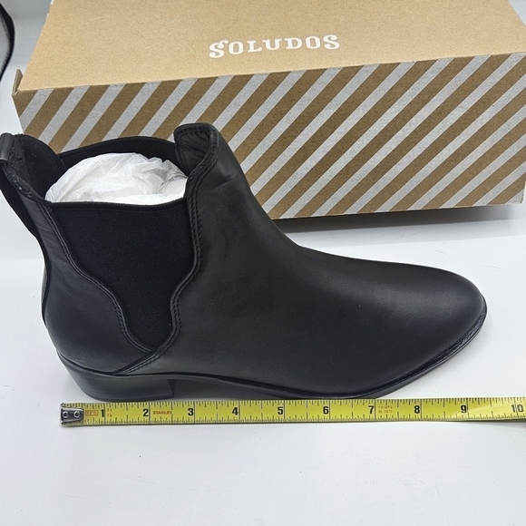 NWB Soludos marfa leather chelsea booties size 6.5 - Picture 12 of 13